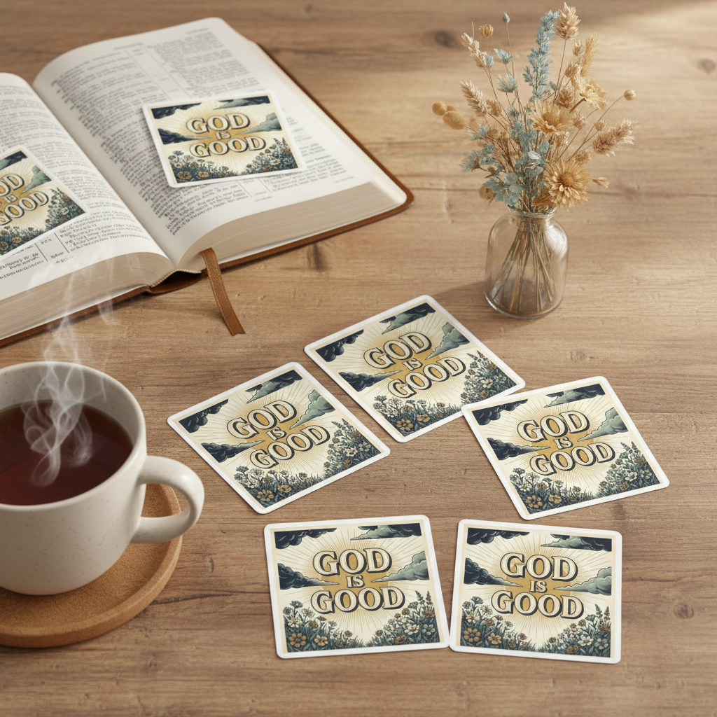 God is Good Stickers Lifestyle